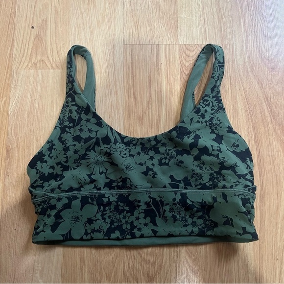 Lululemon efflorescent green reversible align ? Bra size 10 - Picture 1 of 4